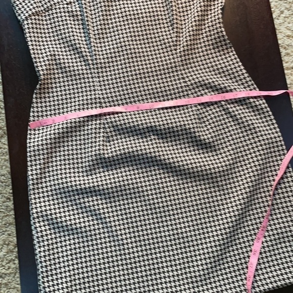 Cimmaron vintage made in USA houndstooth sleeveless dress SZ L - Picture 7 of 11